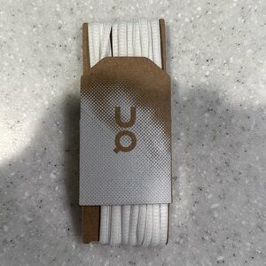 On running -  White Shoelaces